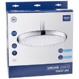 RRP £92.00 GROHE Vitalio Start 250 | Round Head Shower with a Diameter of 250 mm | Water-Saving |