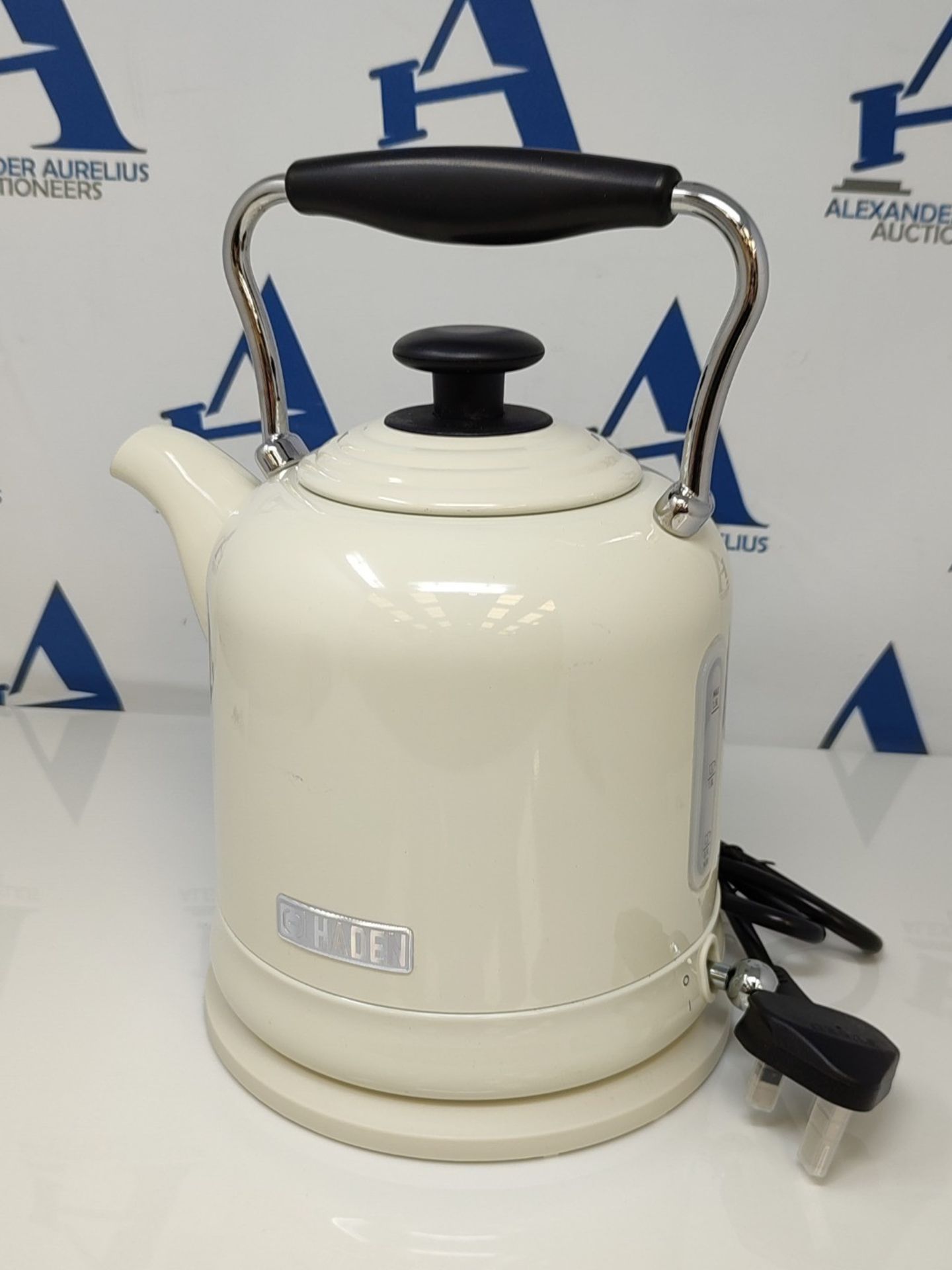Haden Highclere Cream Kettle Cordless - Electric Fast Boil Kettle, 3000W, 1.5 Litre, S - Image 2 of 2