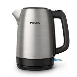 Philips Daily Collection Kettle, Metal, Spring Lid, Light Indicator, 1.7 L, HD9350/92