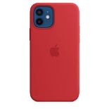 Apple Silicone Case with MagSafe (for iPhone 12 and iPhone 12 Pro) - (Product) Red
