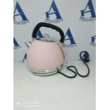 RRP £51.00 NEDIS KAWK520EPK Electric Kettle | 1.8 l | Soft-Touch | Pink | Rotatable 360 degrees |