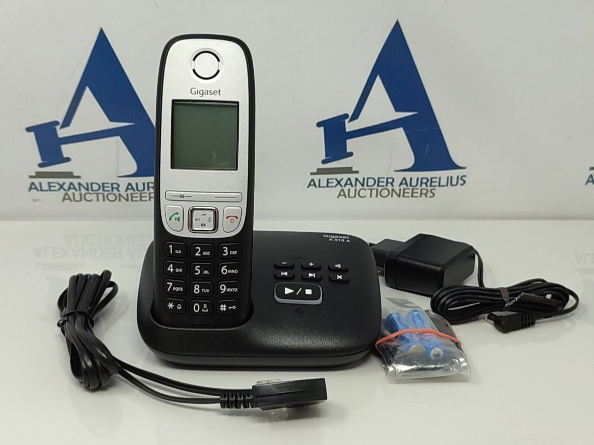 Gigaset A415A, cordless telephone DECT with answering machine, hands-free function, sp - Image 2 of 2