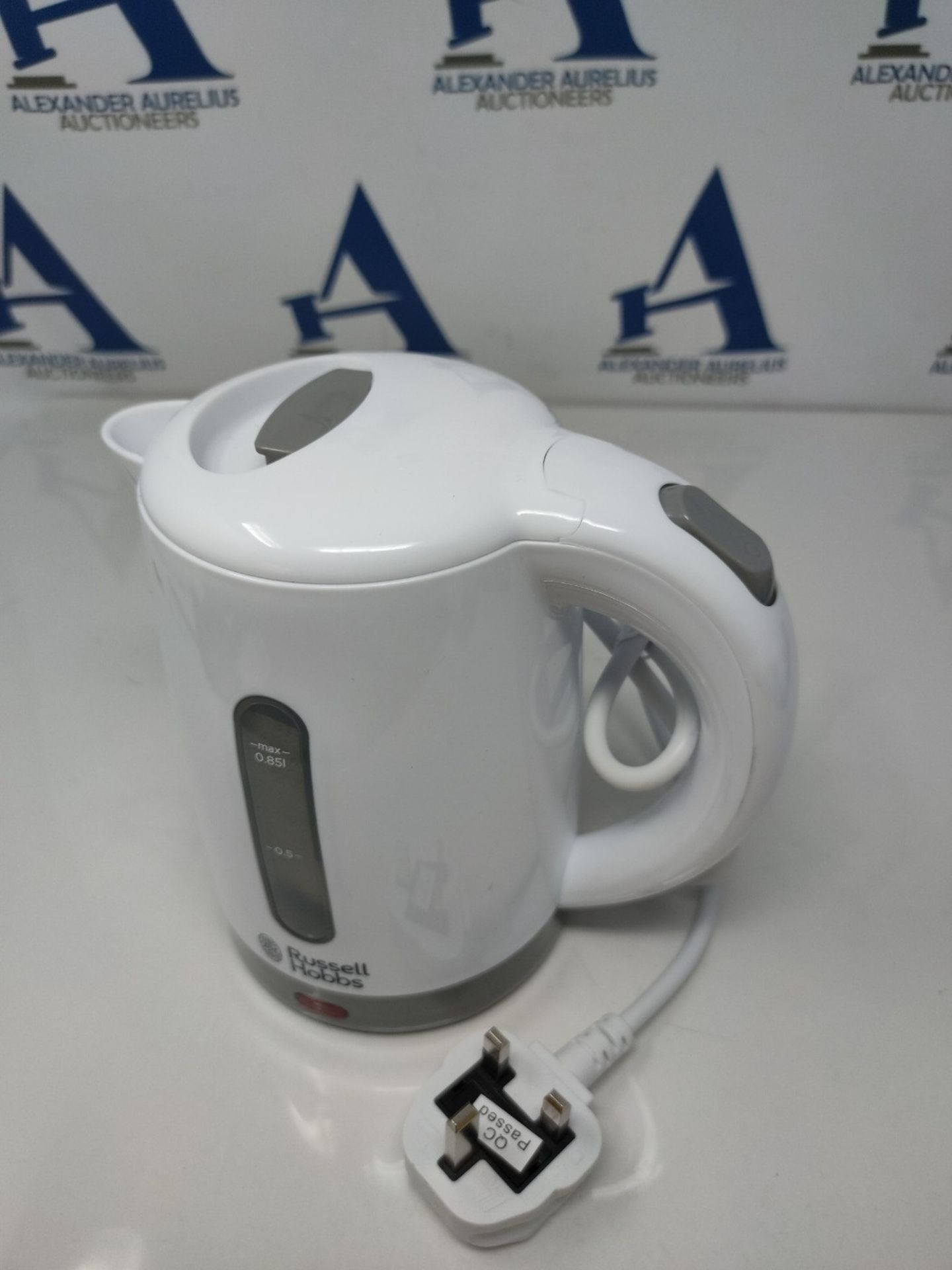 Russell Hobbs 23840 Compact Travel Electric Kettle, Plastic, 1000 W, White - Image 3 of 3