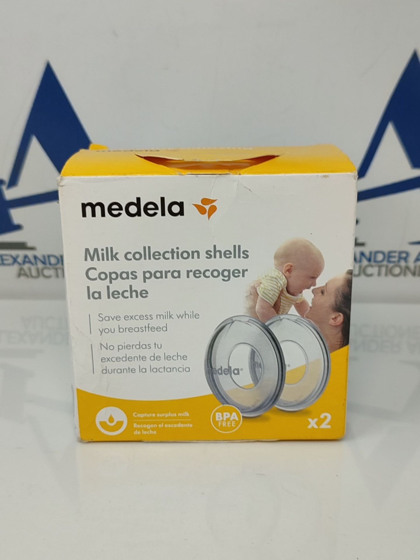 Medela Breast Milk Collector Shells, Silicone Breastmilk Collection Nipple Shells, Pac - Image 2 of 3