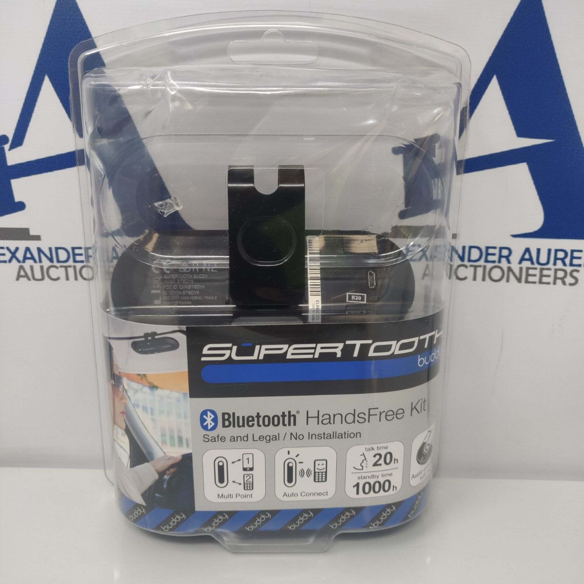 SuperTooth Buddy Bluetooth Handsfree Car Kit, Black - Image 2 of 3