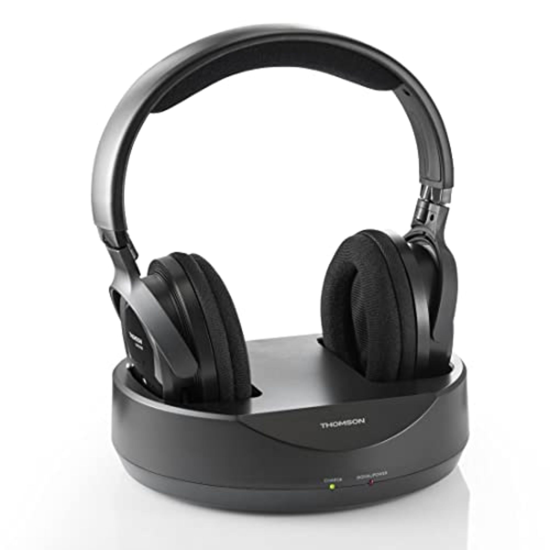 Thomson wireless headphones with charging station (over-ear headphones for TV/TV, wire