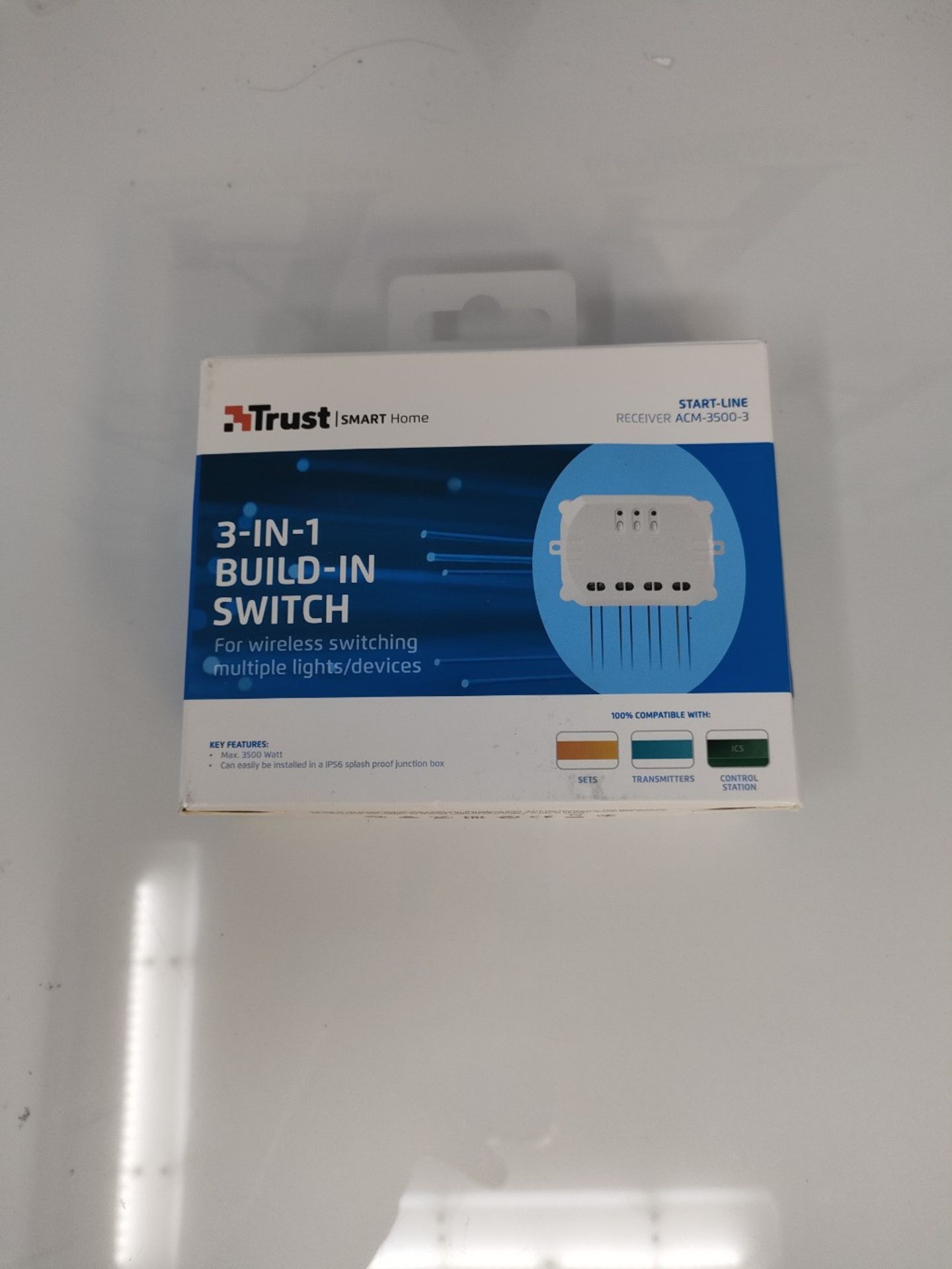 Trust 71053 Smart Home 433 MHz wireless 3-in-1 built-in switch total power ACM-3500-3 - Bild 2 aus 3