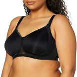 Rosa Faia Women's 5618 Everyday Bra, Black, 42D