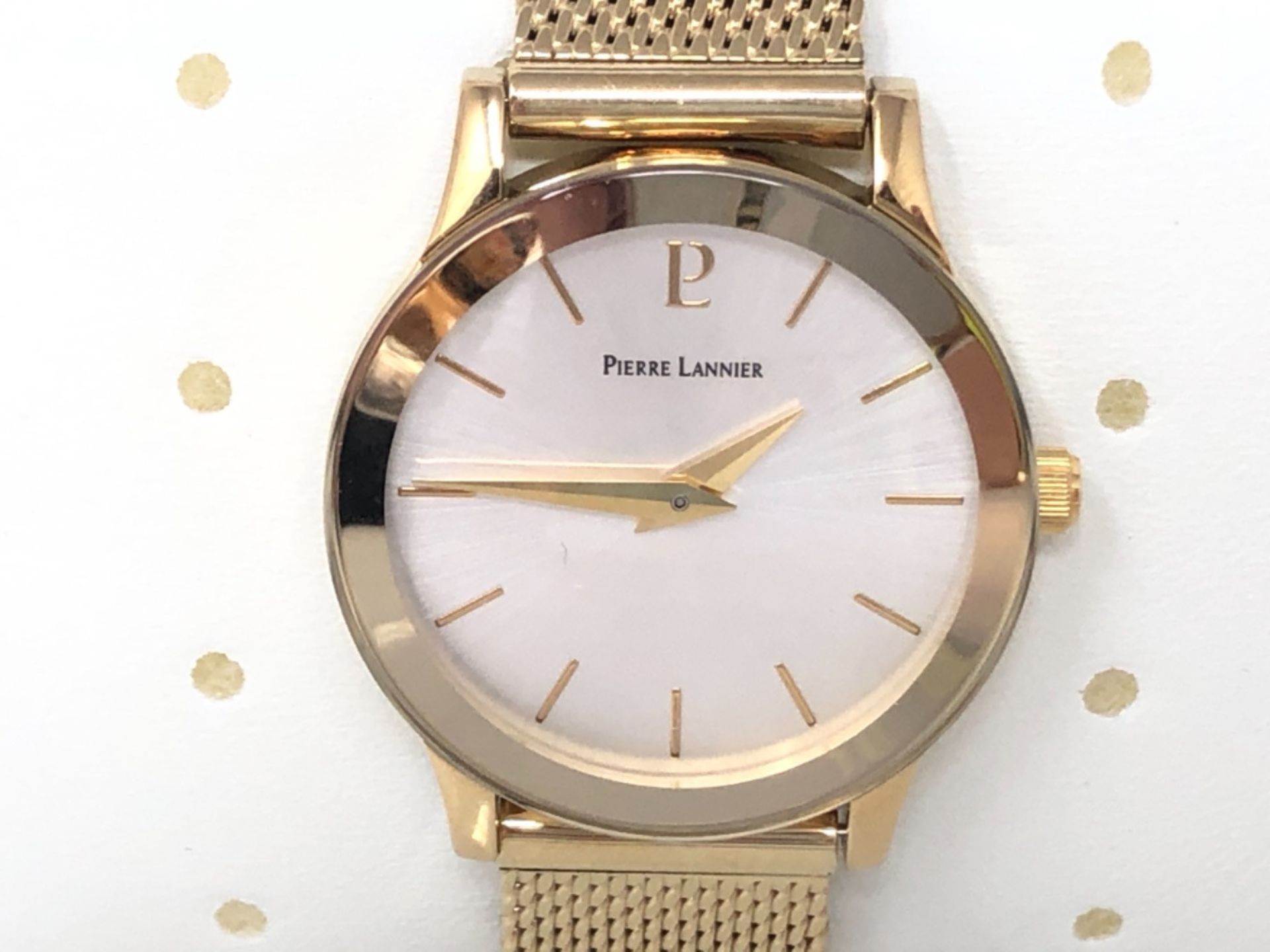 RRP £87.00 Pierre Lannier Women's Analogue Quartz Watch with Solid Stainless Steel Bracelet 051H5 - Image 3 of 3