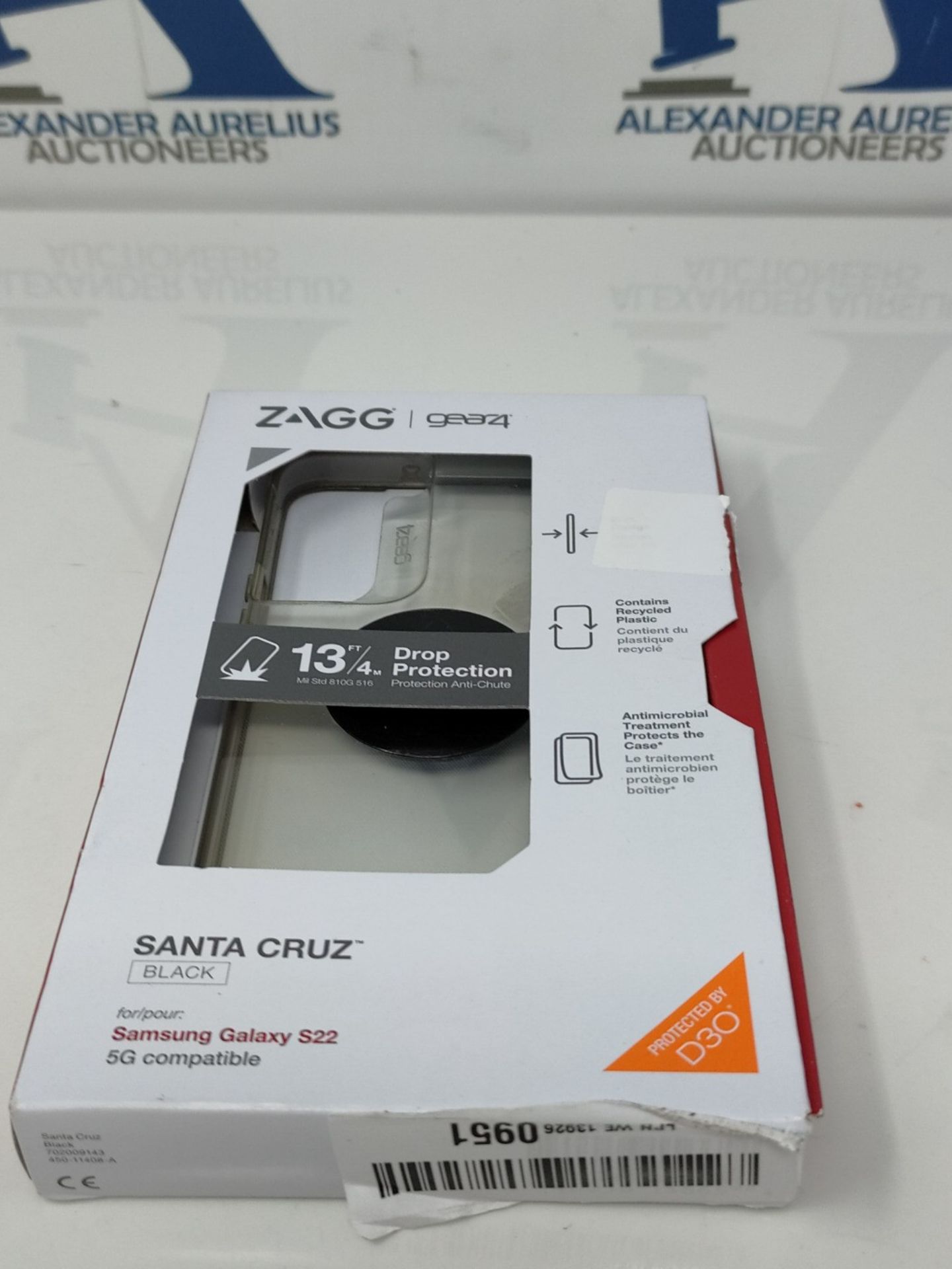 ZAGG Gear4 Santa Cruz Protective Case for Samsung S22, Slim, Shockproof, Wireless Char - Image 2 of 3