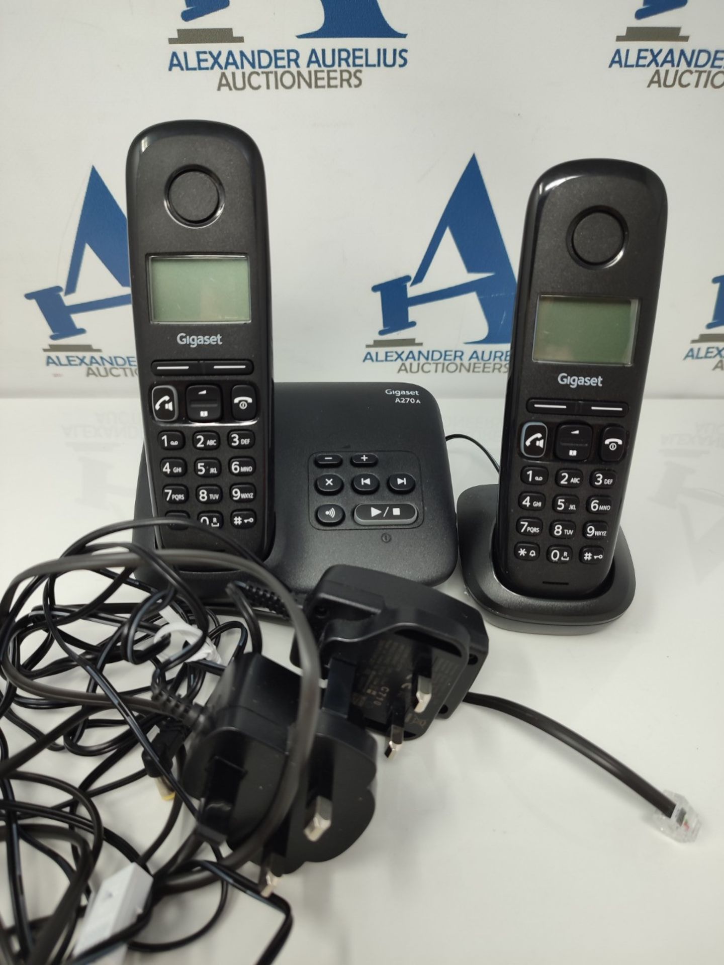 Gigaset A270A DUO - Basic Cordless Home Phone with Big Display, Answer Machine and Spe - Image 2 of 2