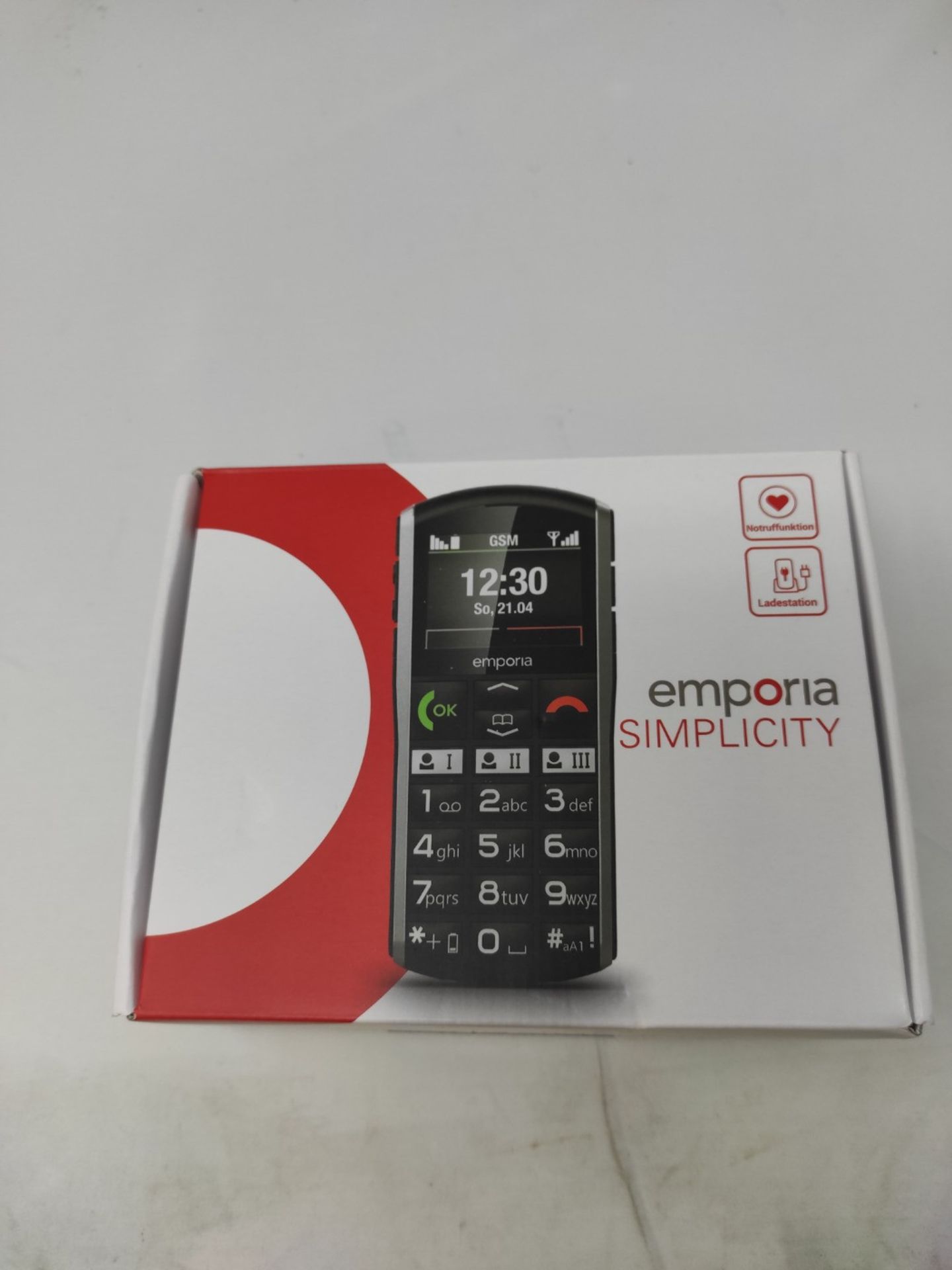 RRP £55.00 emporiaSIMPLICITY | Senior cell phone | Button cell phone without a contract | Mobile - Image 2 of 3