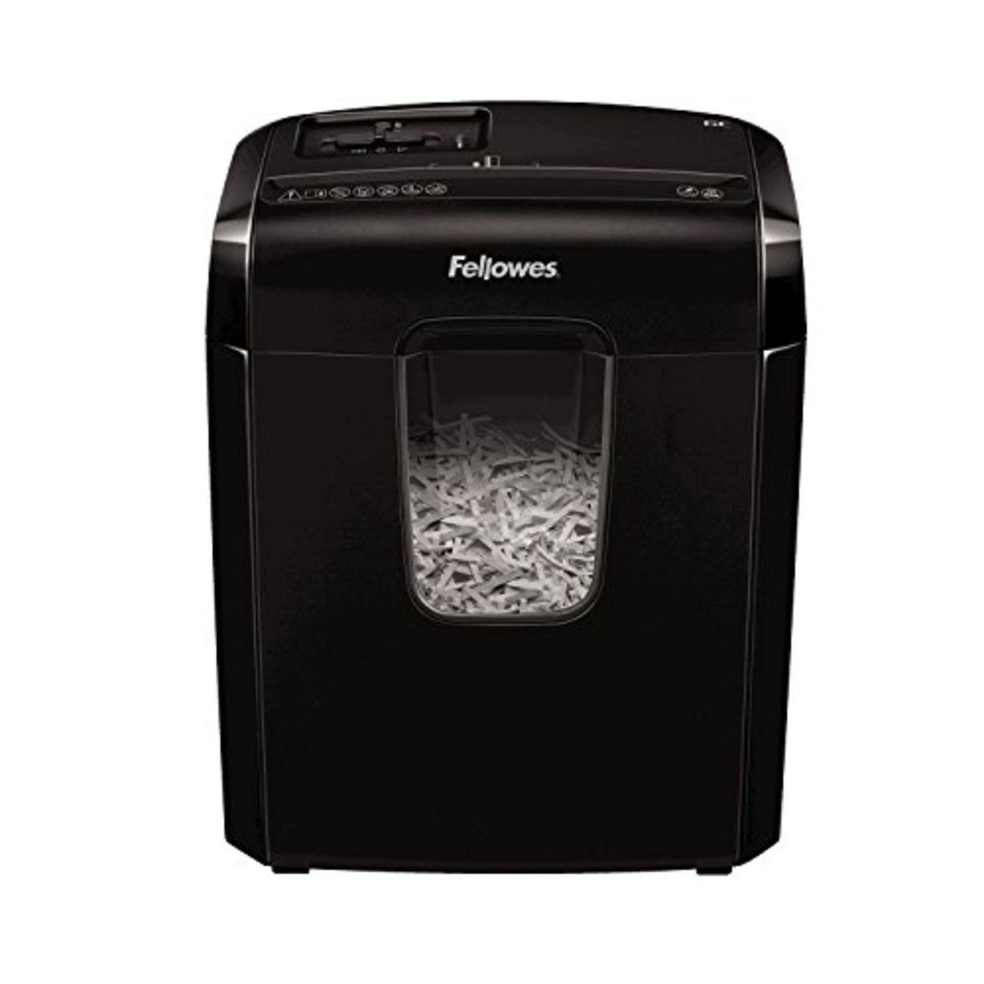 Fellowes Paper Shredder for Home Office Use - 6 Sheet Cross Cut Shredder for Home and