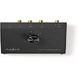 NEDIS Analog Audio-Schalter | 4-Port | Anschlüsse  Eingang: 1x 3.5 mm / 3X (2X Cin