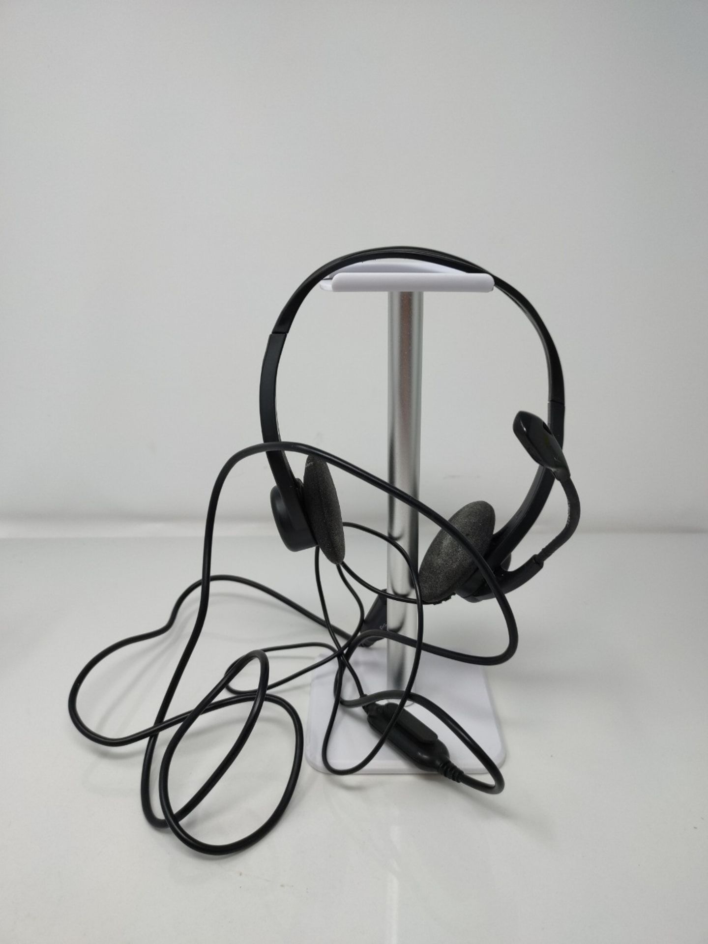 Logitech 960 Kopfhörer mit Mikrofon, Stereo-Headset, Verstellbares Mikrofon mit Rausc - Bild 2 aus 2
