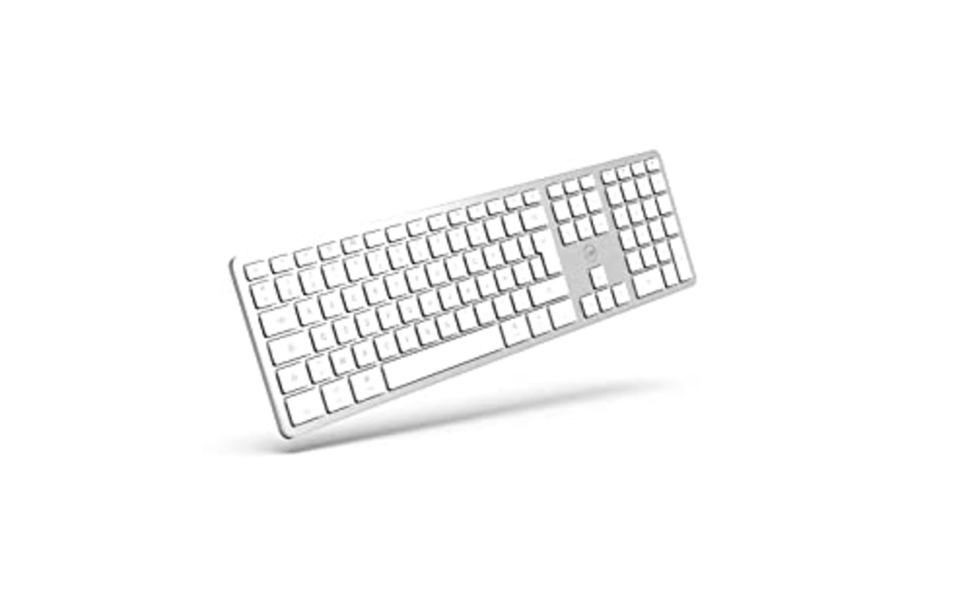 Mobility Lab Wireless French AZERTY Keyboard for Mac  White and Silver