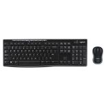 Logitech MK270 Wireless Keyboard and Mouse Combo for Windows, QWERTY Italian Layout -