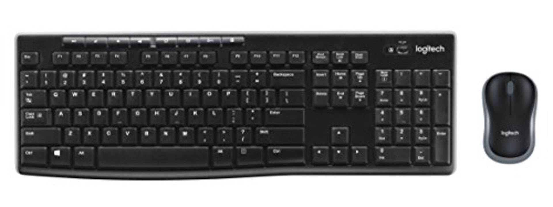 Logitech MK270 Wireless Keyboard and Mouse Combo for Windows, QWERTY Italian Layout -