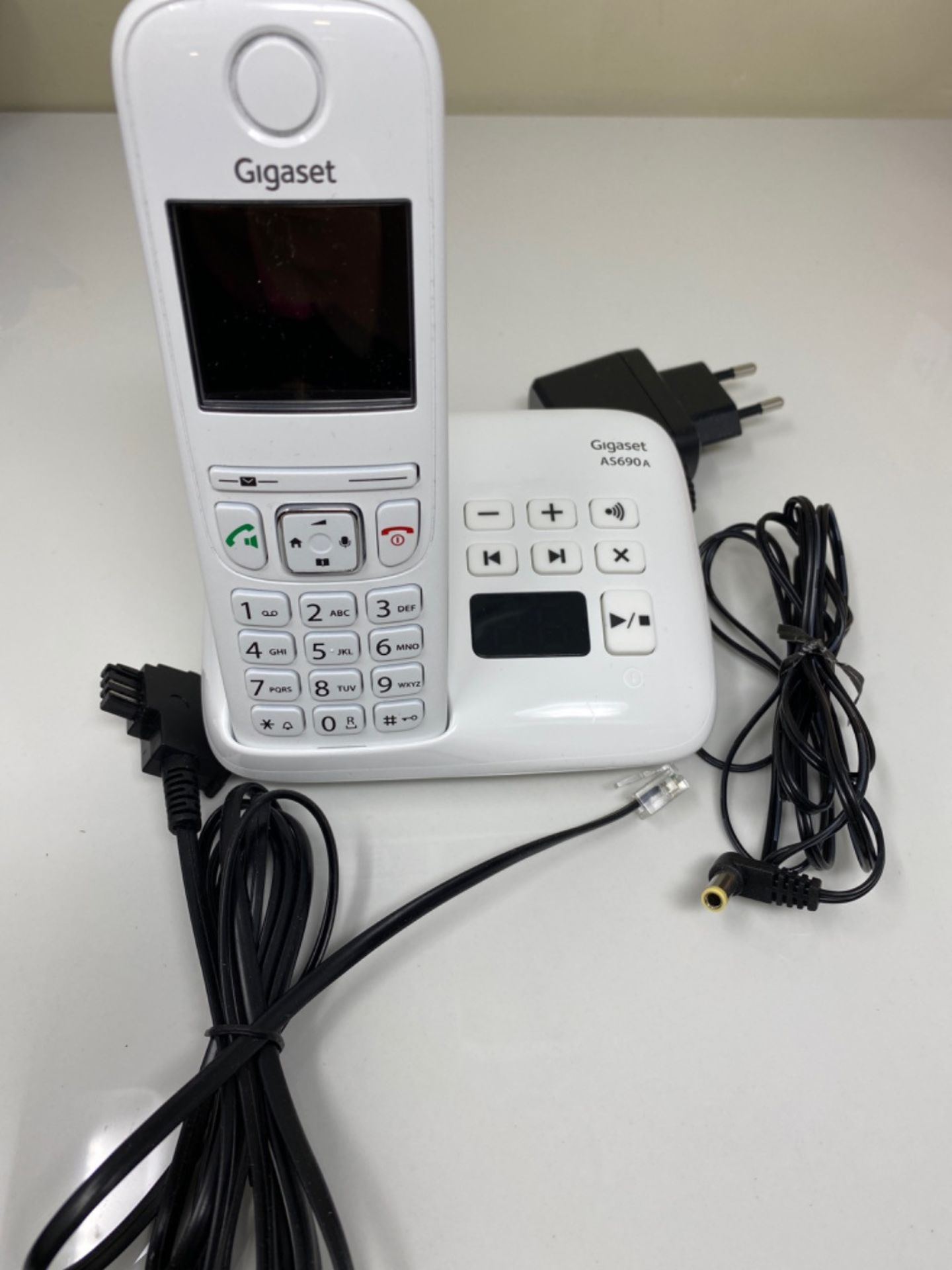 Gigaset AS690A, cordless telephone with answering machine - large, high-contrast displ - Image 3 of 3