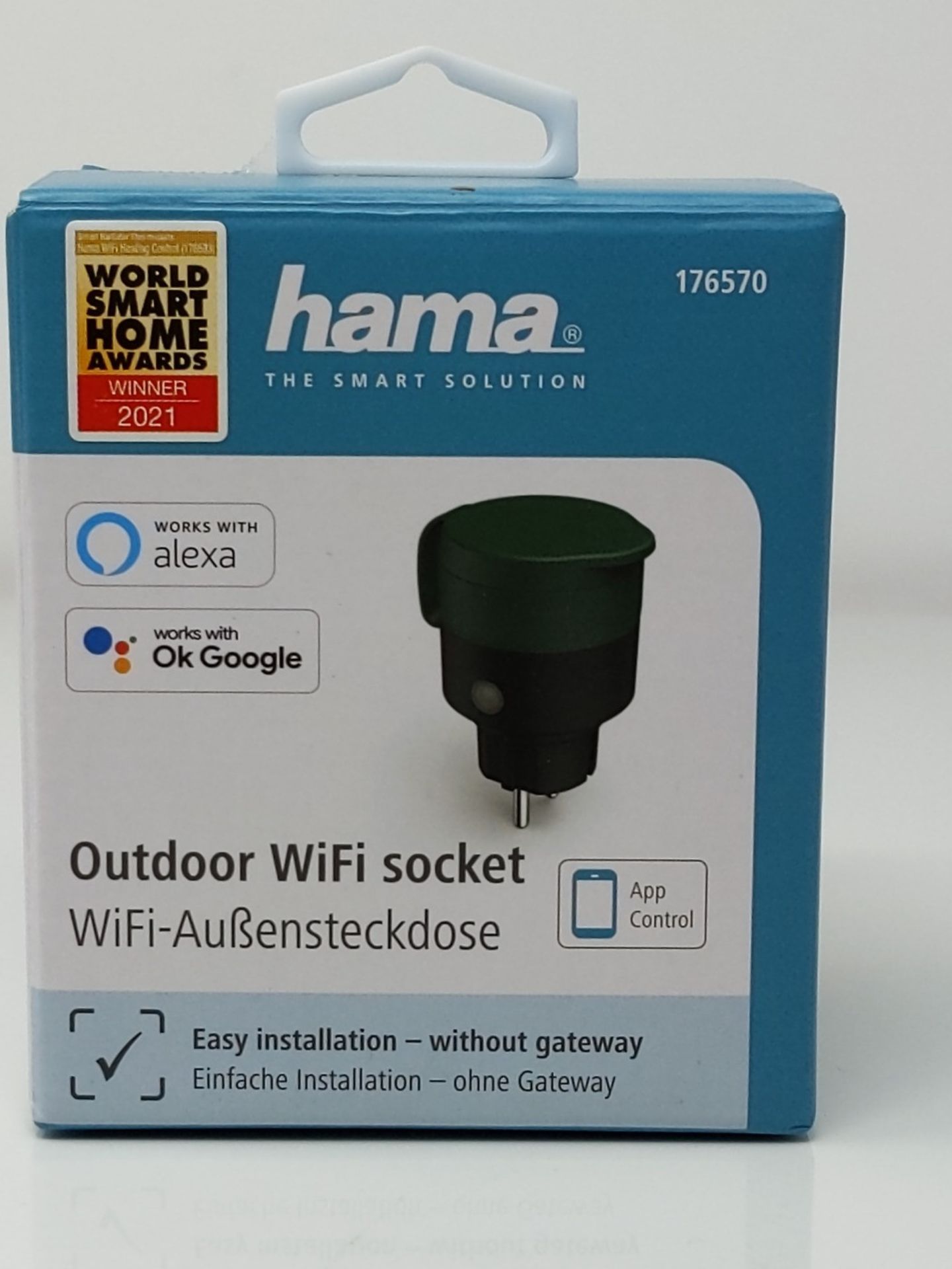 Hama WLAN Steckdose Outdoor (Gartensteckdose ohne Hub/Gateway, WLAN AuÃxensteckdose - Image 3 of 3