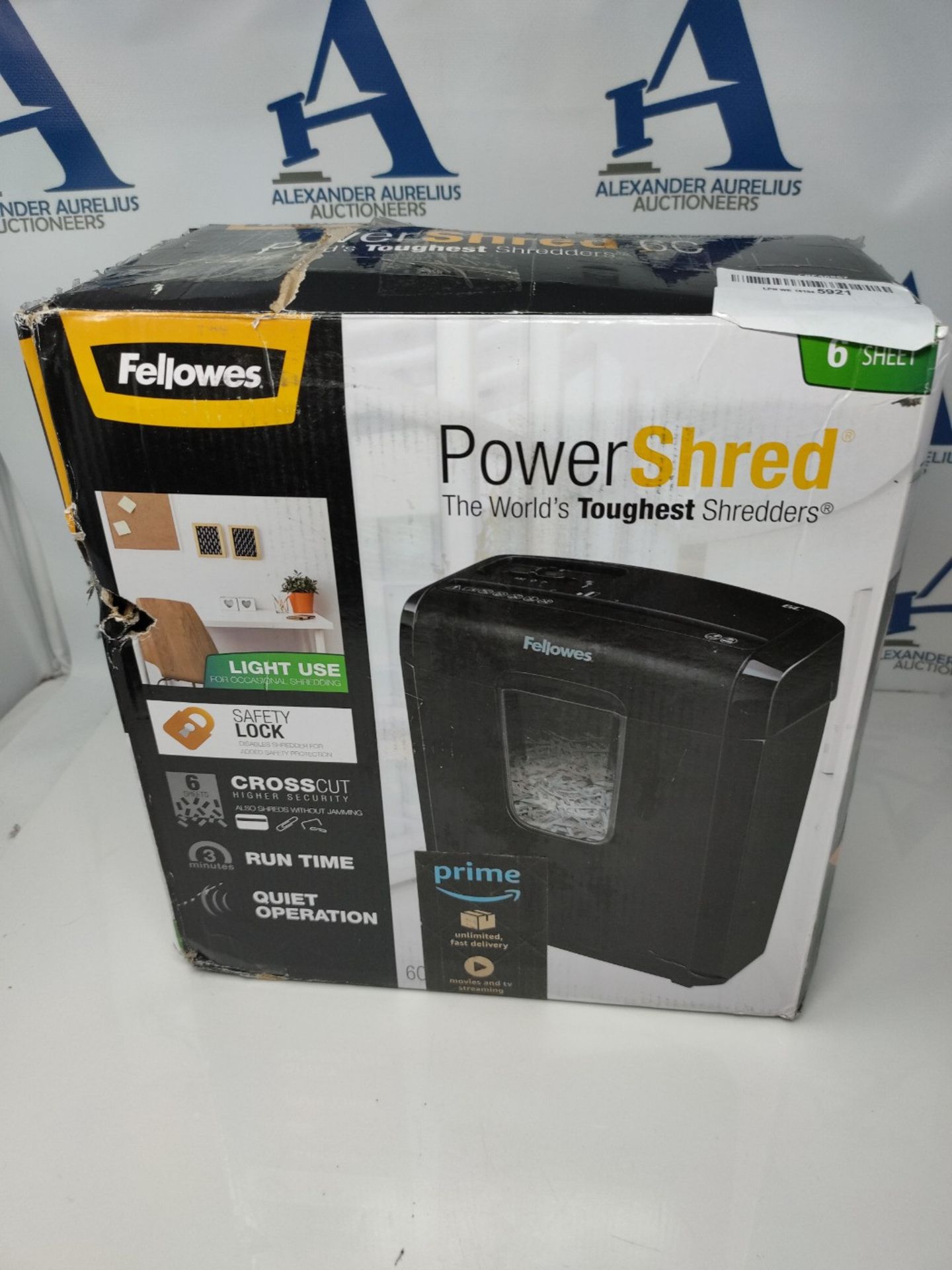 [CRACKED] Fellowes Paper Shredder for Home Office Use - 6 Sheet Cross Cut Shredder for - Image 2 of 3