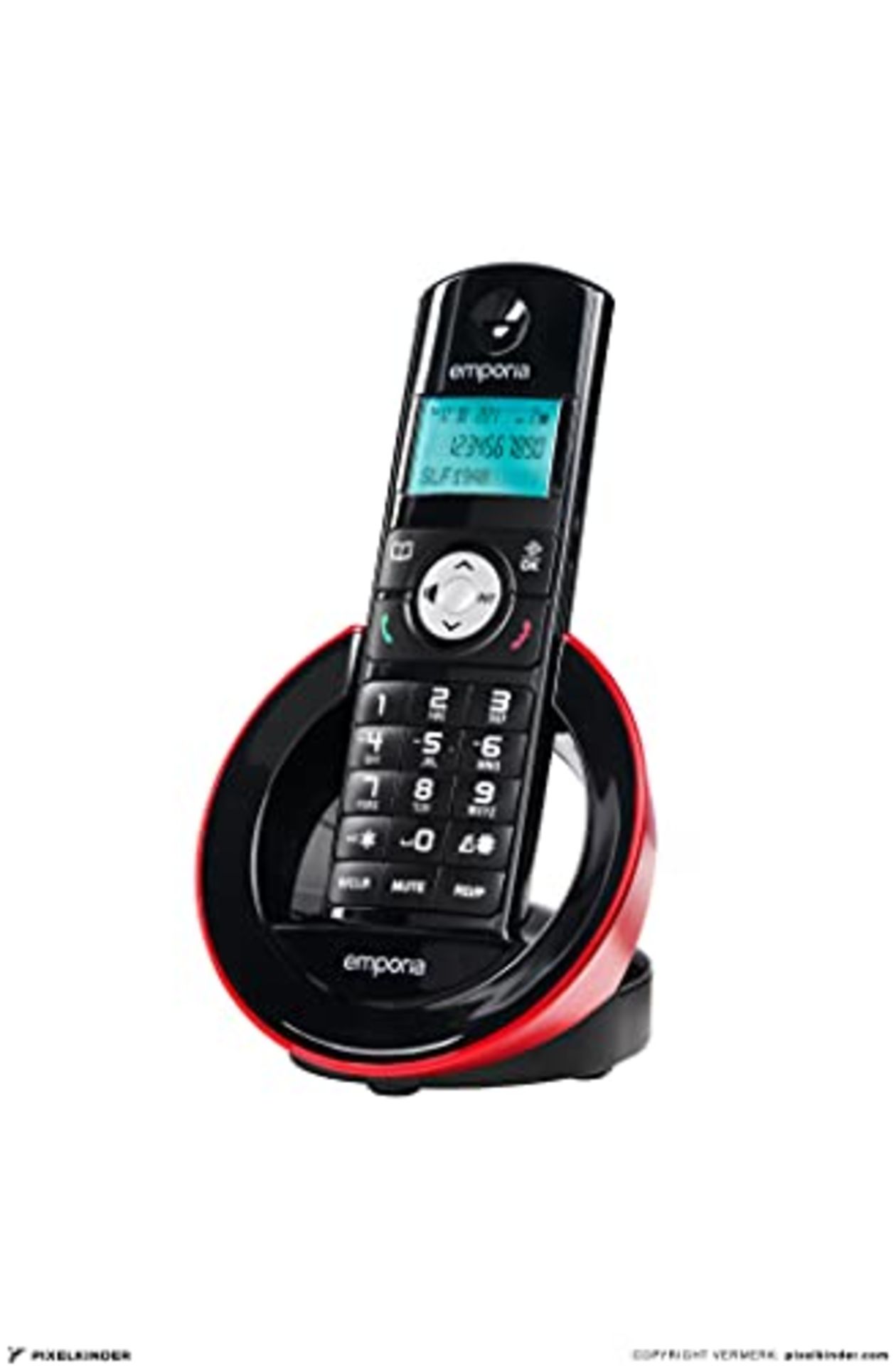 Emporia SLF19AB telephone DECT telephone Black,Red Caller ID SLF19AB, DECT telephone,