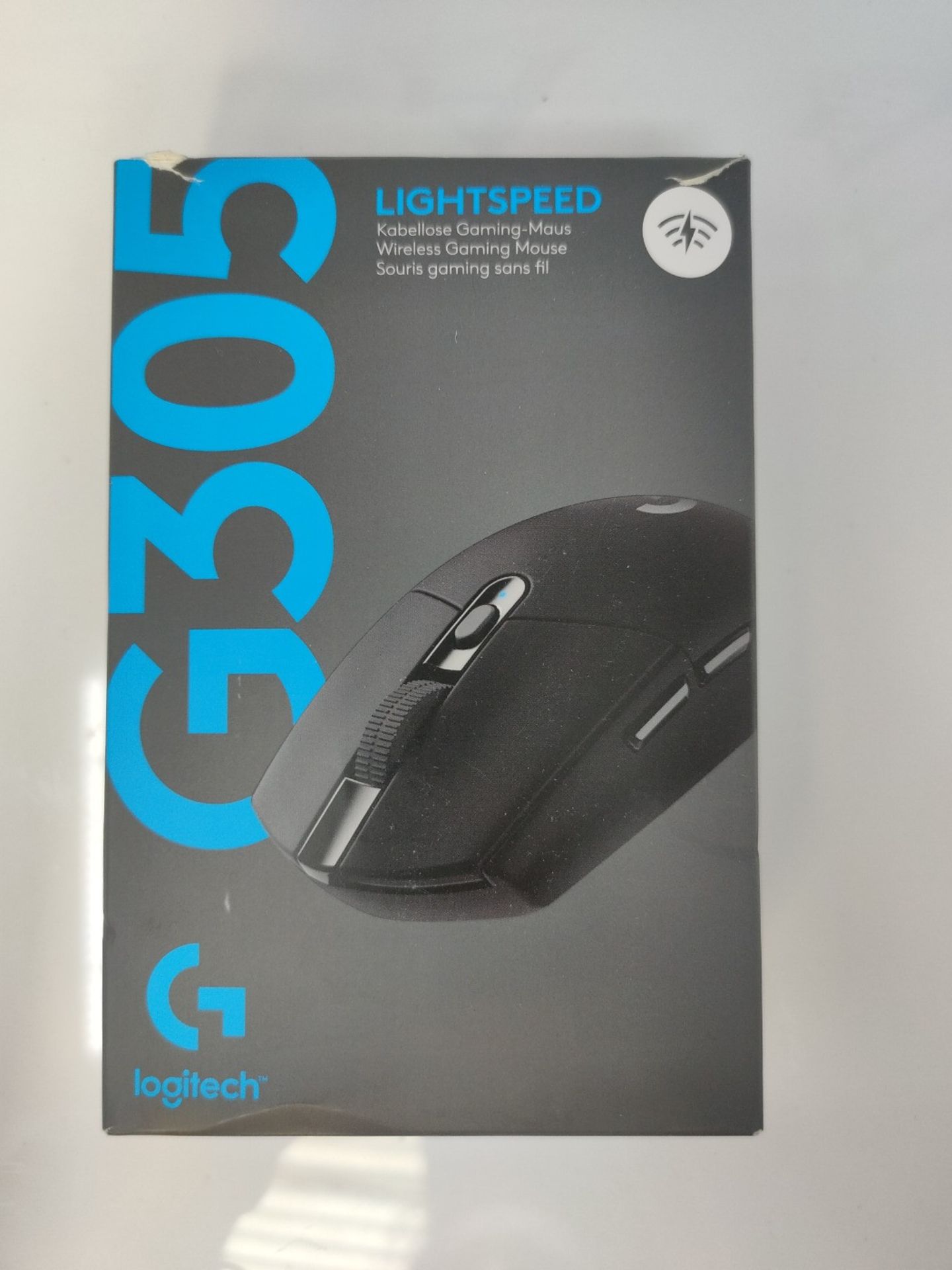 [INCOMPLETE] Logitech G305 LIGHTSPEED Wireless Gaming Mouse, HERO 12K Sensor, 12,000 D - Bild 2 aus 3