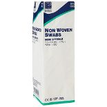 Premier 1915 Non-Sterile Non-Woven Swabs 4 Ply 7.5 cm x 7.5 cm White Paper Packs (Pack