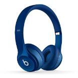 RRP £119.00 [CRACKED] Beats Solo2 On-Ear Headphones - Blue