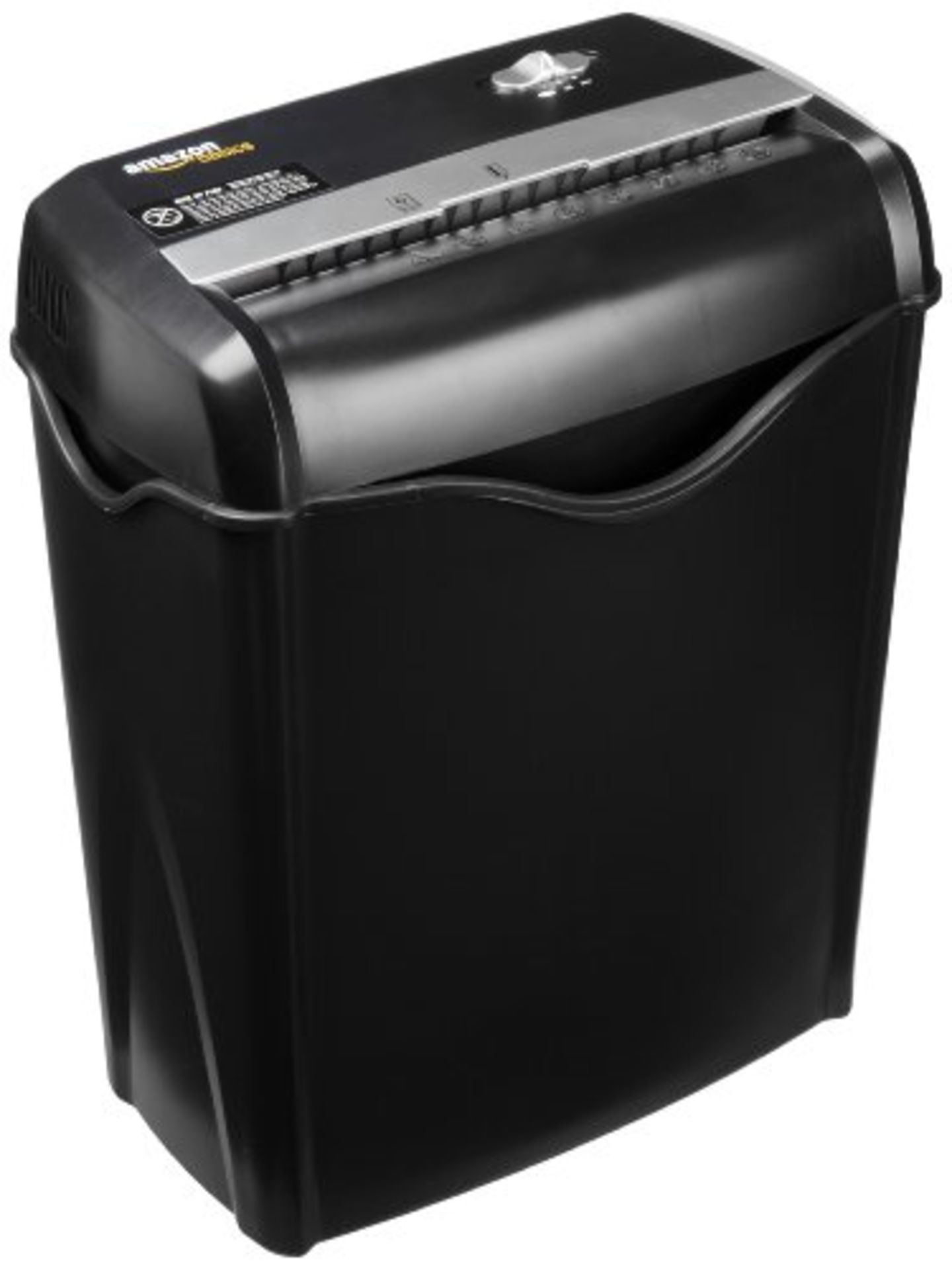 Amazon Basics 5-6 Sheet Cross-Cut Paper and Credit Card Shredder with 14.3L Bin for Bu