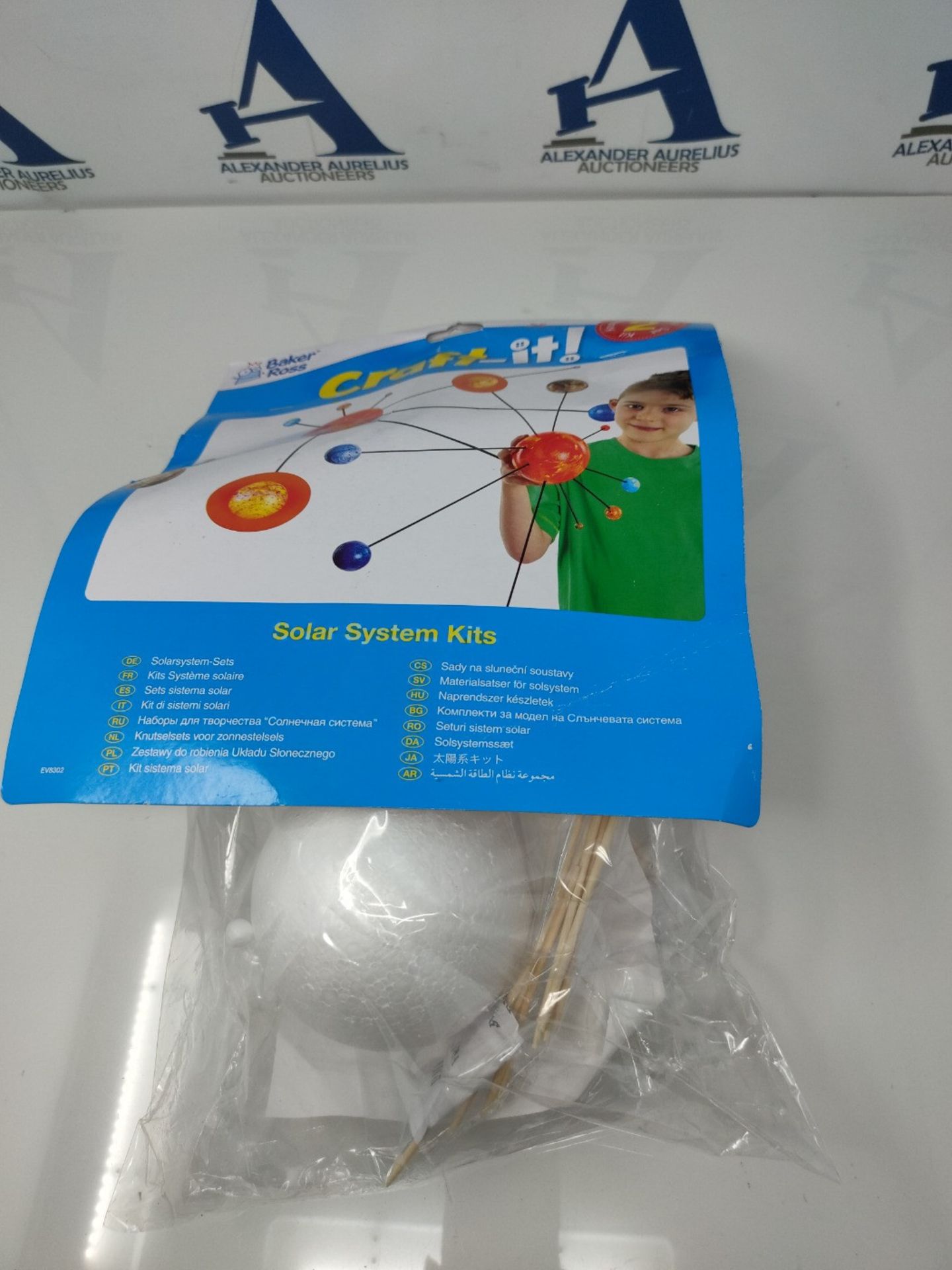 Baker Ross EV8302 Make Your Own Solar System Kits with Various Sizes Polystyrene Balls - Image 2 of 3