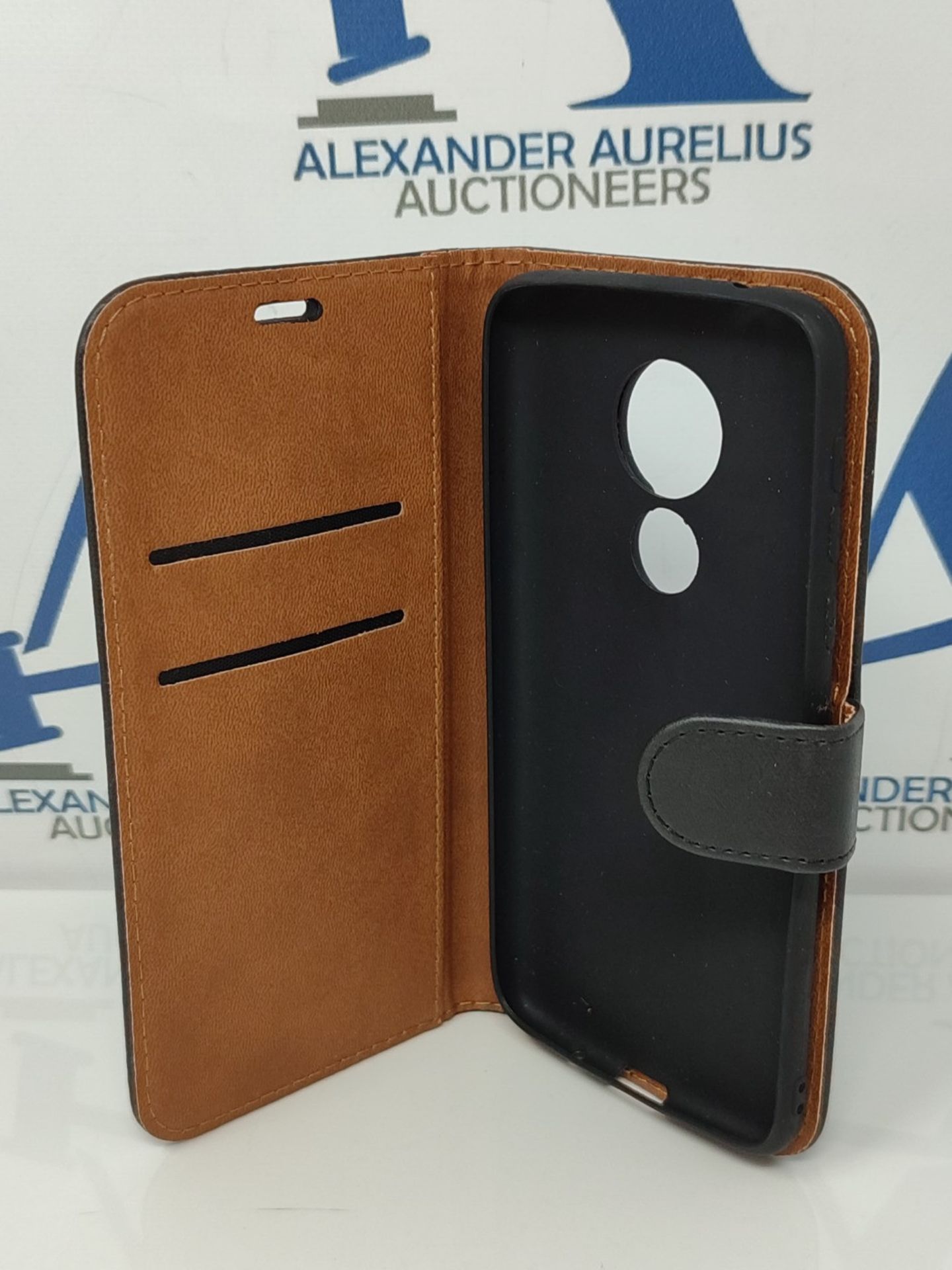 Case Collection Premium Leather Folio Cover for Motorola Moto G7 Power Case (6.2") Mag
