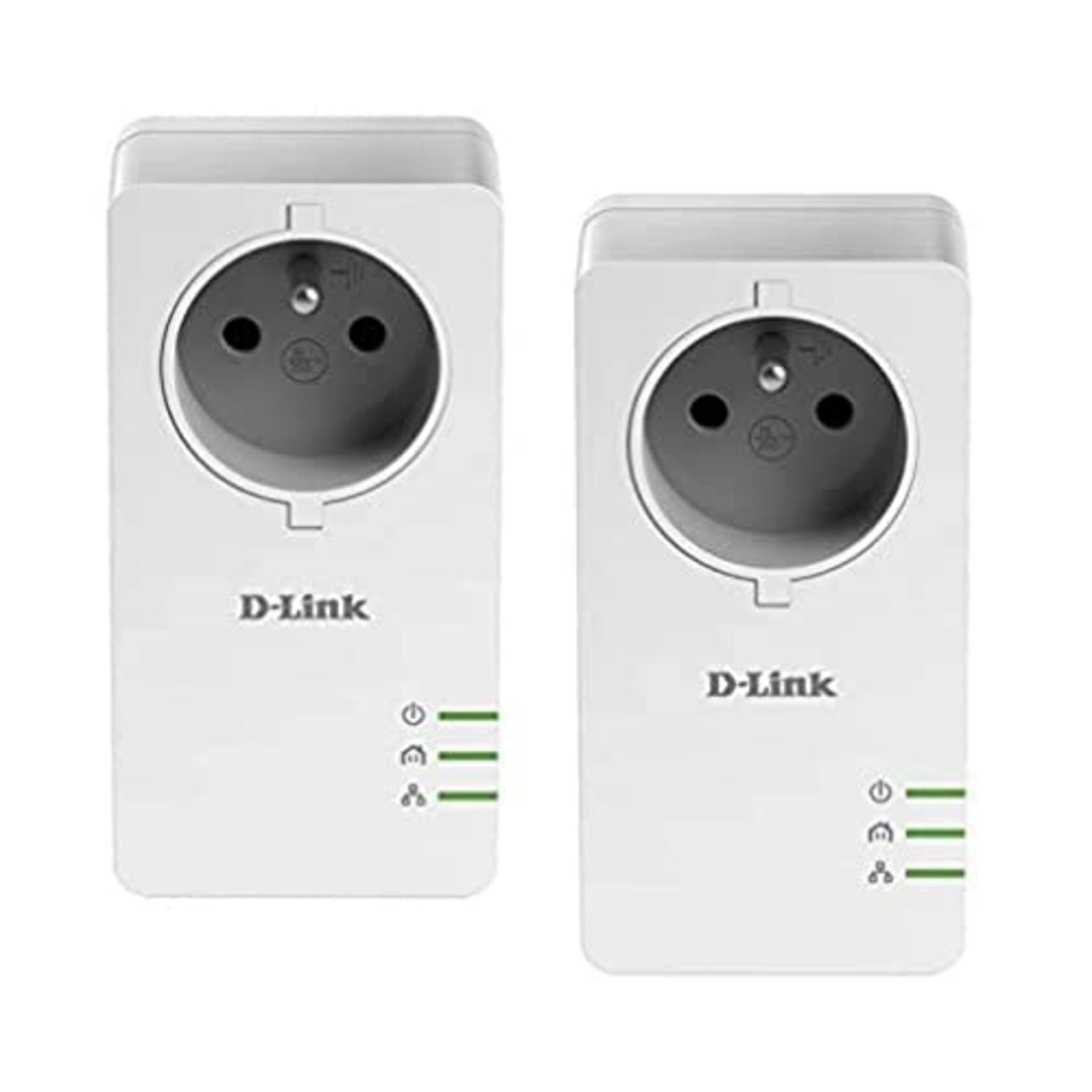 D-Link DHP-P601AV/FR CPL 1000 mbps, Kit de 2 Adaptateurs HomePlug AV2 1000 HD Prise In