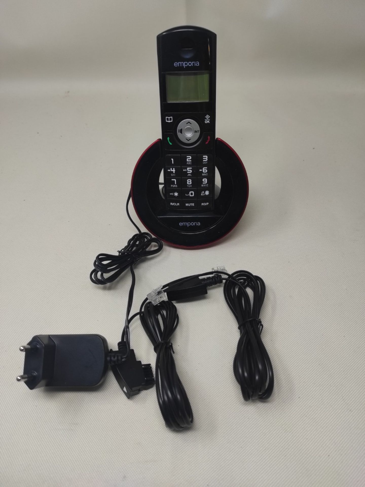 Emporia SLF19AB telephone DECT telephone Black,Red Caller ID SLF19AB, DECT telephone, - Image 2 of 2