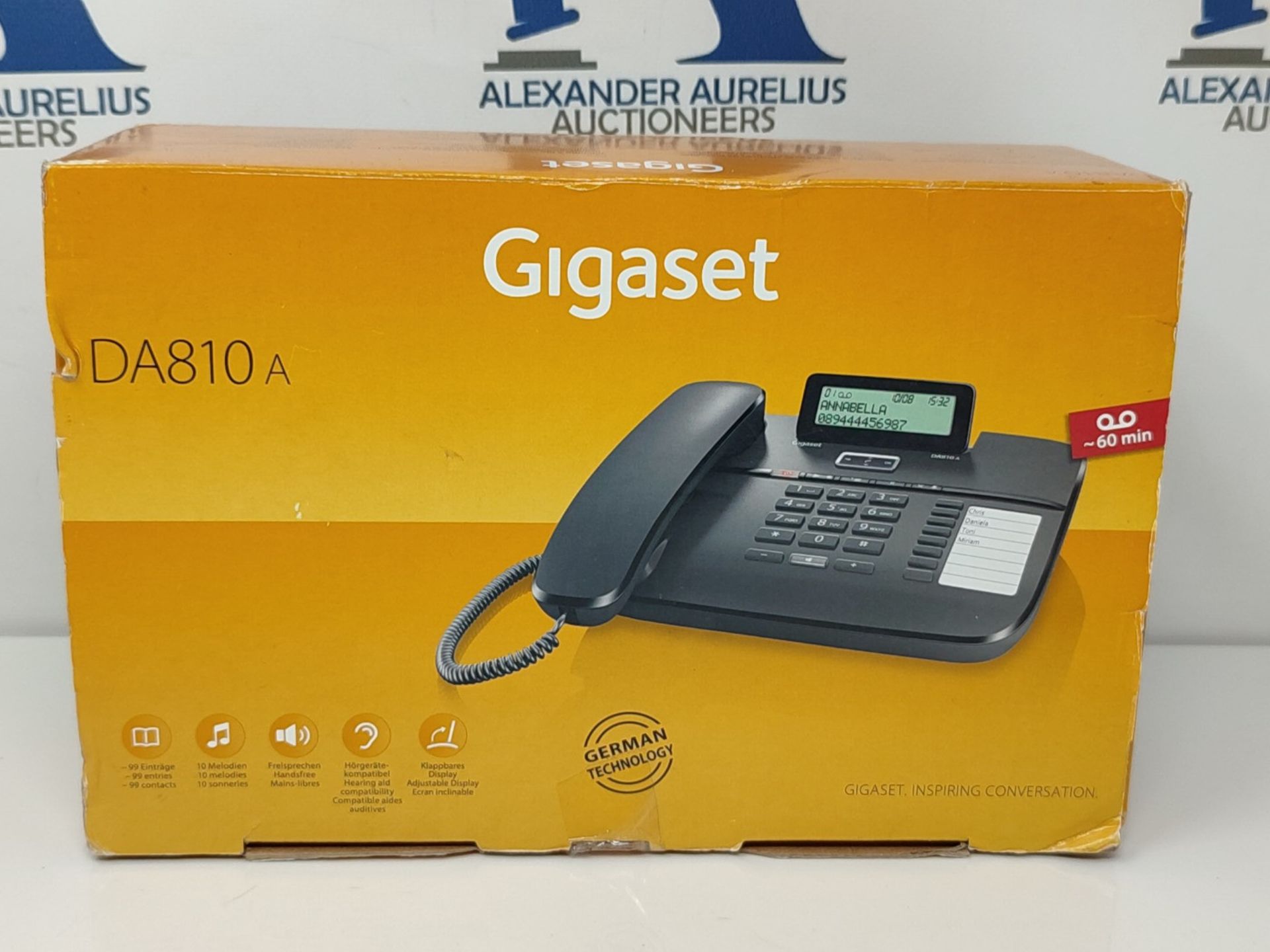 Gigaset DA810A Corded Telephone - Black - Image 2 of 3