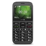 Doro 1370 GSM mobile phone with camera (3 MP, HAC, Bluetooth), anthracite