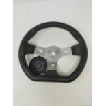 Summer Enjoyment Go-Kart Steering Wheel, Cool Personality Easy To Install Improve Safe