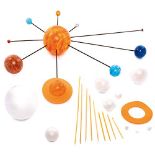 Baker Ross EV8302 Make Your Own Solar System Kits with Various Sizes Polystyrene Balls