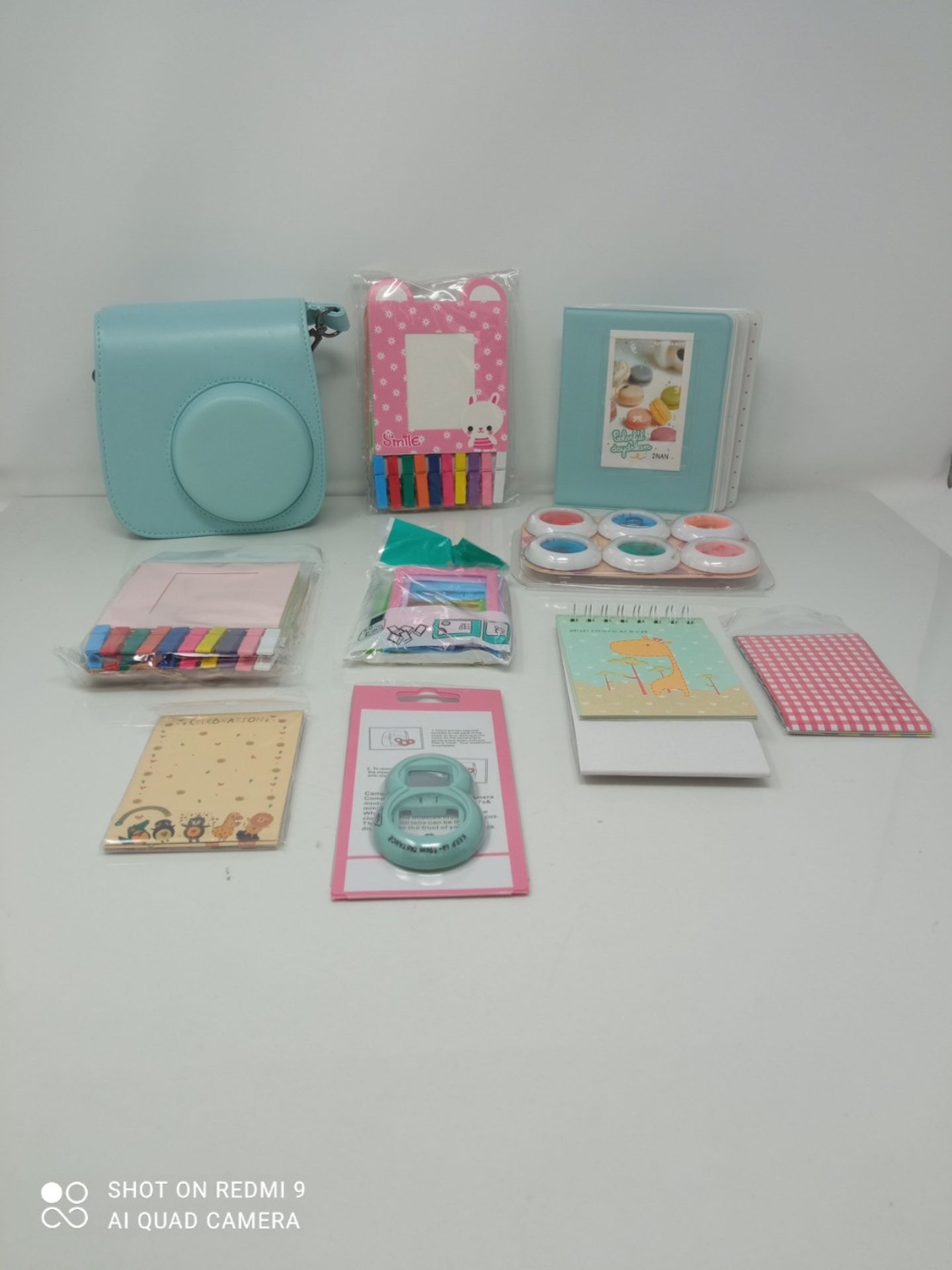 Homesuit 14-in-1 Accessories Kit For Fujifilm Instax Mini 9/8/8+ Include Case/Album/Se