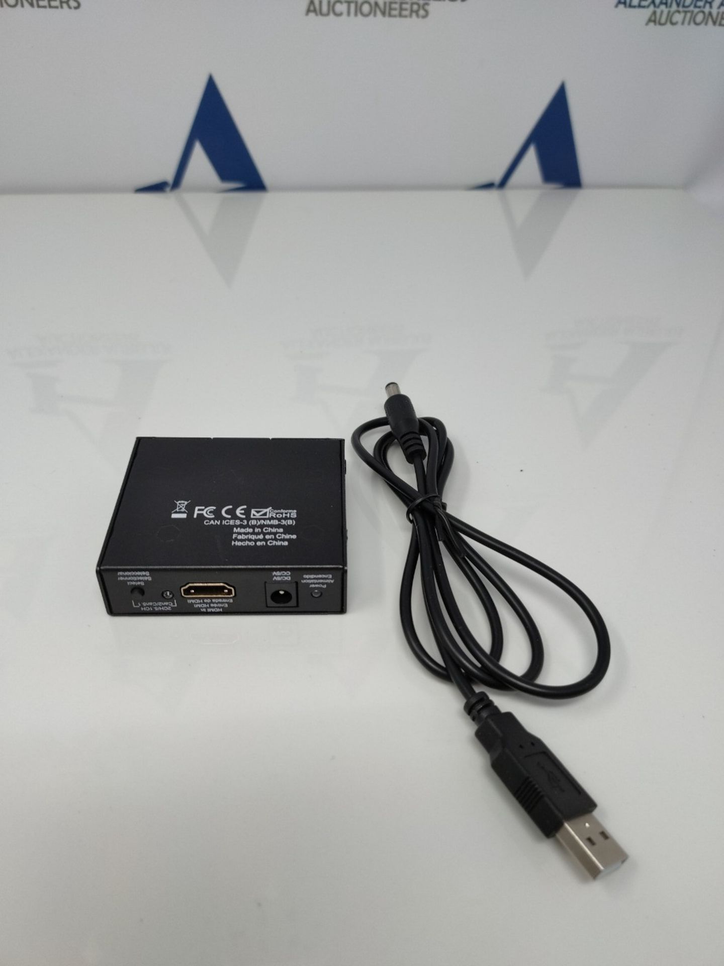 Amazon Basics - Convertisseur d'extracteur audio, HDMI vers HDMI + Audio (SPDIF + RCA - Bild 2 aus 2