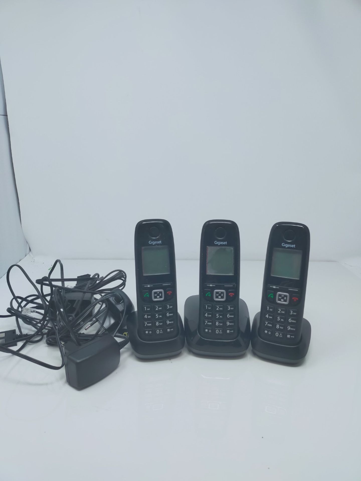 RRP £51.00 Gigaset AS405 Trio, Three Cordless Telephones, Internal Calls, Call Transfer, Triple D - Image 3 of 3