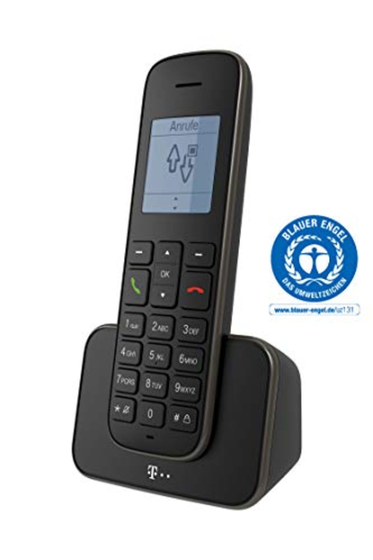 Telekom Erweiterungspack Sinus 207 Pack (Mobilteil und Ladeschale) schwarz
