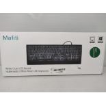 [INCOMPLETE] [CRACKED] mafiti Computer Office Keyboard Wired USB 104 Keys Full Size Wh