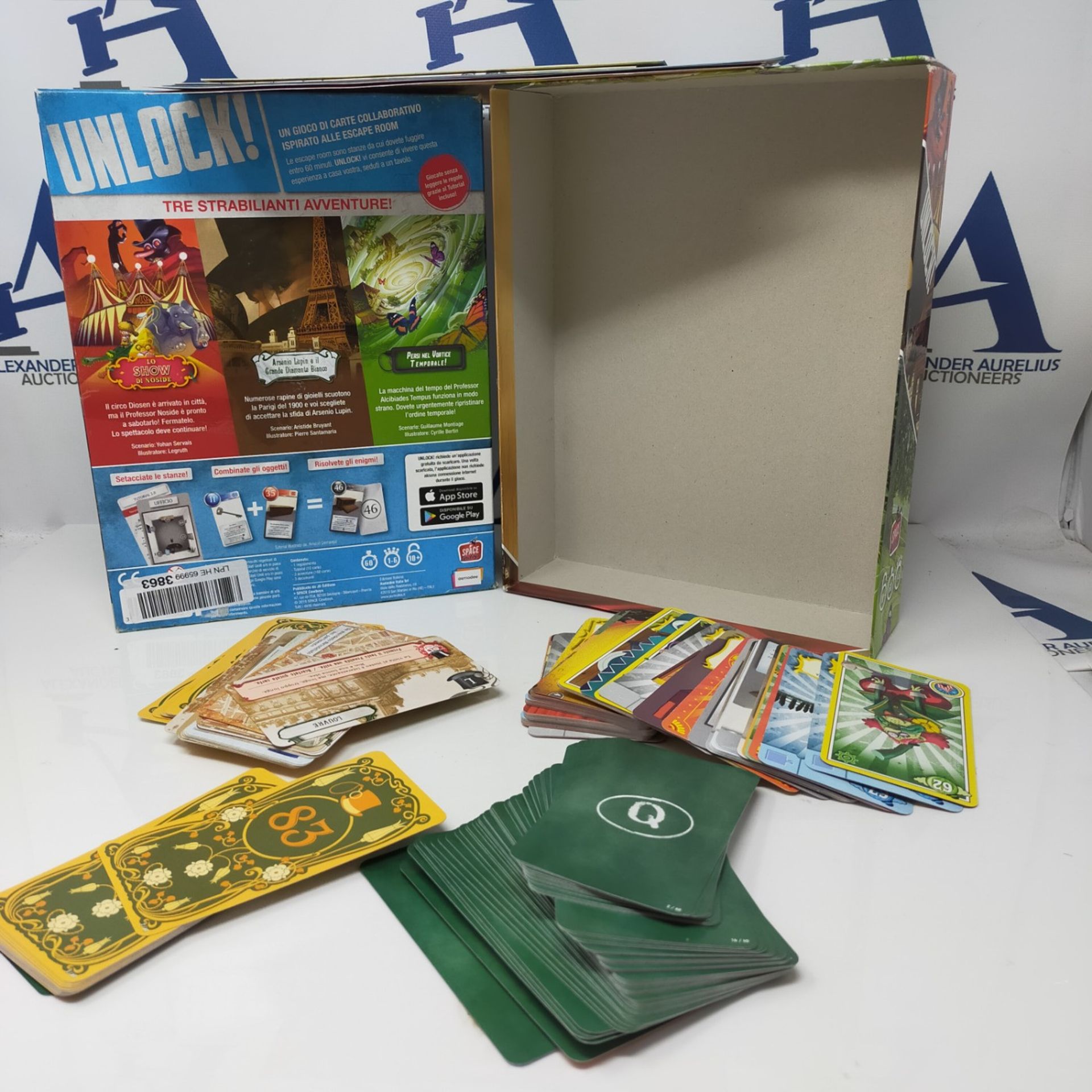 Asmodee Italia- Timeless Adventures Escape Room from Table Edition Entirely in Italian - Bild 2 aus 3