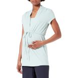 Esprit Maternity Women's T-Shirt Nursing Short Sleeve, Pale Mint-356, M