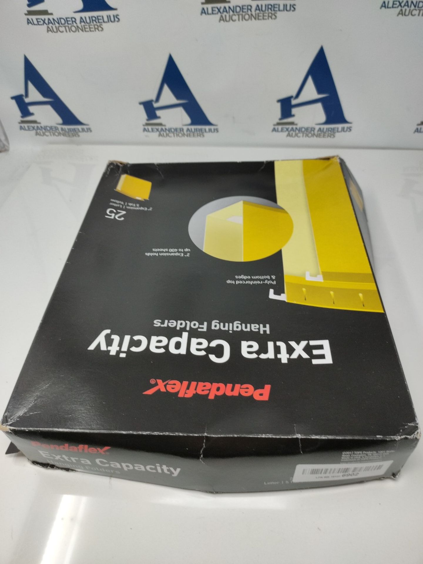 Pendaflex Extra Capacity Reinforced Hanging Folders, Letter Size, Yellow, 25 per Box ( - Image 2 of 3