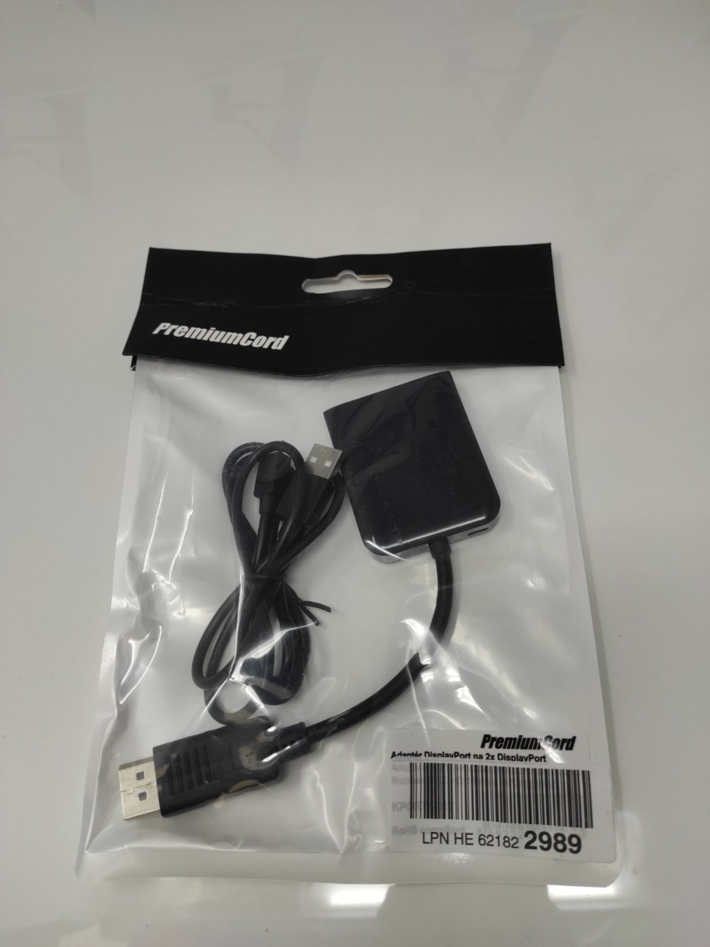 PremiumCord MST Adapter DisplayPort to 2X DisplayPort, Extended + Mirror Function, Vid - Image 2 of 3