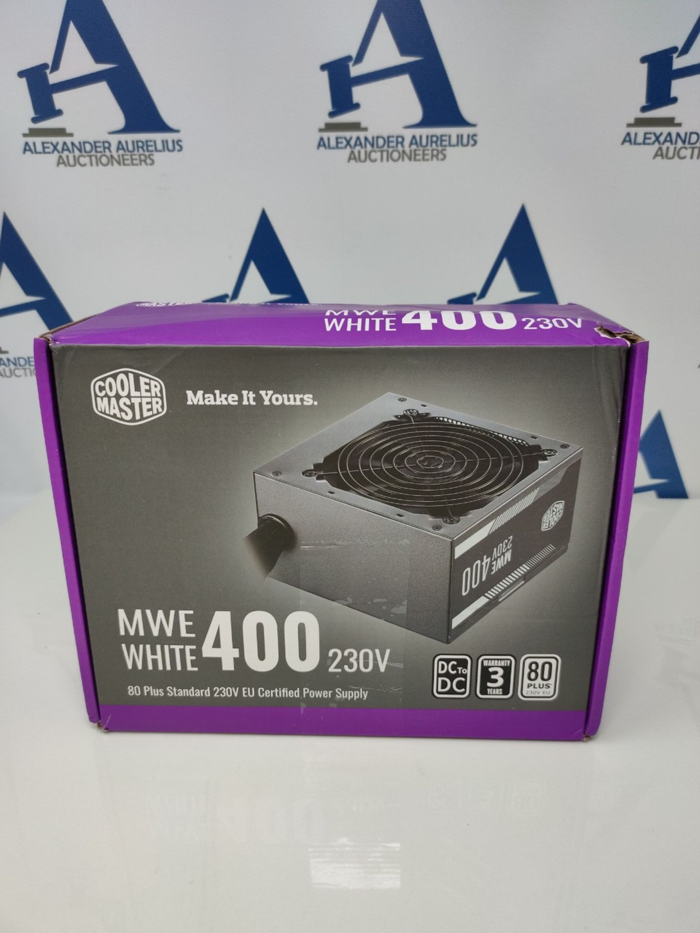 Cooler Master Alimentatore MWE 400 White 230V V2, Spina UE - 80 PLUS 230V Certificato - Image 2 of 3