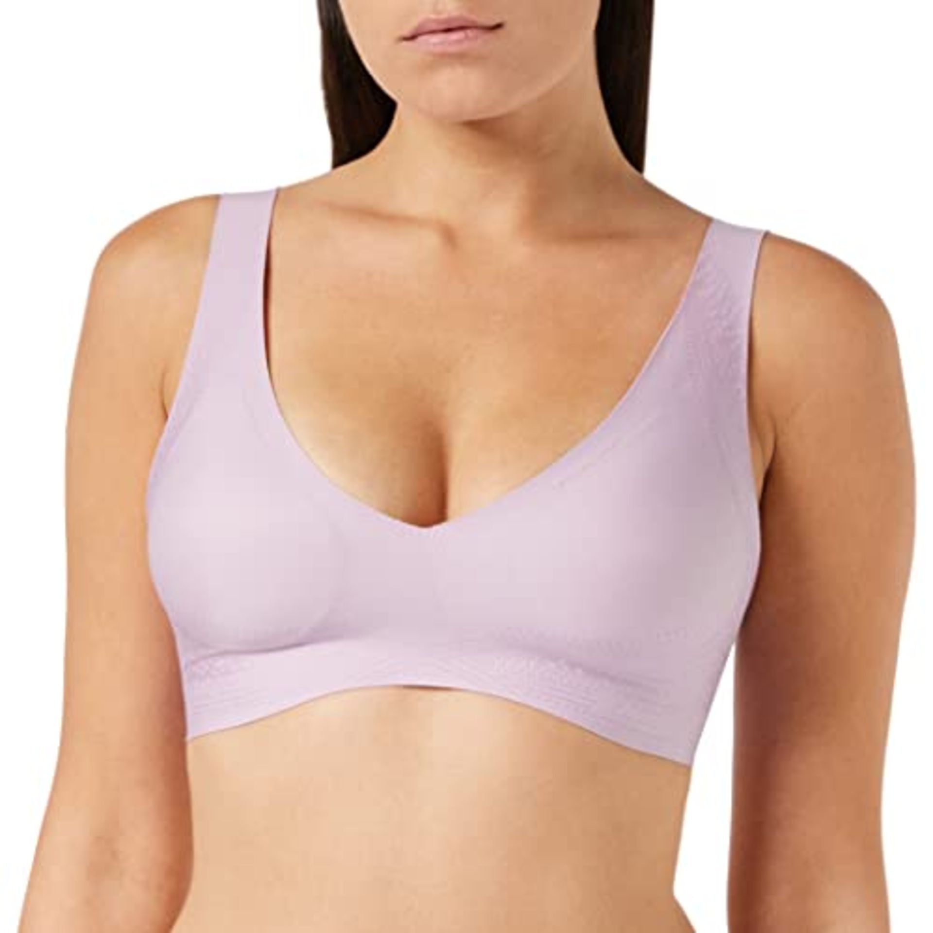 Sloggi Women's Zero Feel N Ex Bra, Lilac Orchid, XL