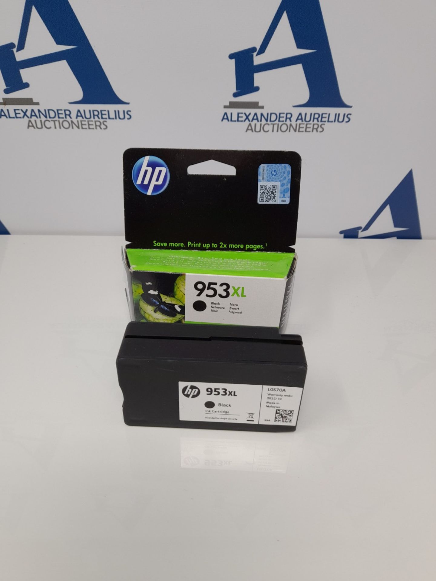 HP L0S70AE 953XL High Yield Original Ink Cartridge, Black, Single Pack - Image 2 of 3